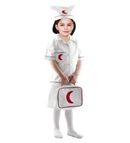 Hemşire Kostümü Çocuk Kıyafeti (Beyaz)
