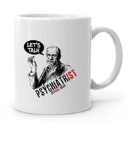 BK Gift Kişiye Özel Mesleki Psikiyatrist Beyaz Kupa Bardak  5