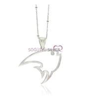 Söğütlü Silver Balık Kolye