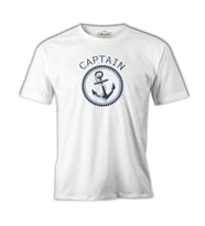 Captain Daddy - Archor Beyaz Erkek Tshirt