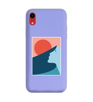 Lila Lansman Telefon Kılıfı Iphone XR