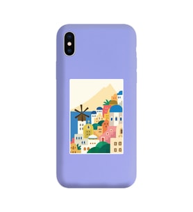 Mor Lansman Kılıf iPhone XS