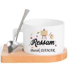 Ressam  FİNCAN Seti (Beyaz)
