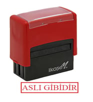 ASLI GİBİDİR Otomatik Mühür Damga Kase  Kaşe Yapımı İmalatı Üretim