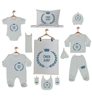 Pia Baby GL 2008 11 Parça İsme Özel Taçlı Hastane Çıkışı