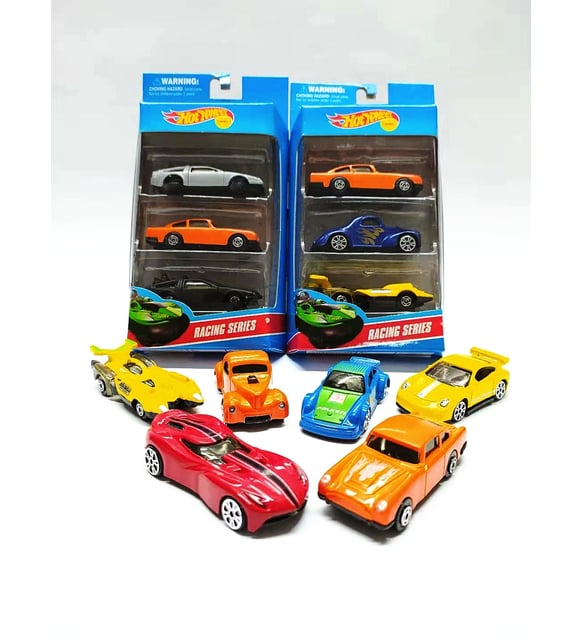 Hot Wheels Metal Yarış Araba 3lü Set- Süpriz Hediye
