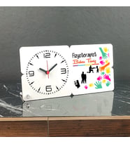 Fizyoterapist Ahşap Masa Saati 001