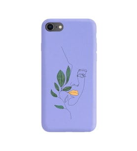 Mor Lansman Kılıf iPhone 8