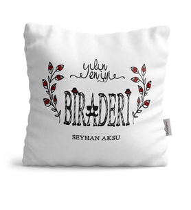 BK Gift Kişiye Özel Yılın En İyi Biraderi  Yastık
