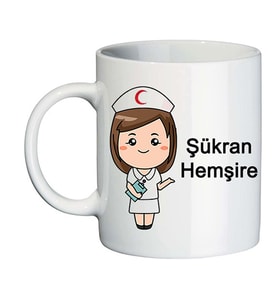 Hemşire Hediyesi İsimli Kupa Bardak
