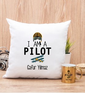 Pilot Yastık ve Gold Kupa Bardak