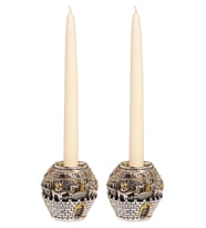 M'art Home Krem 2'li Şamdan Mum