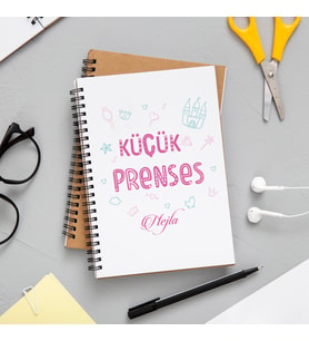 Küçük Prenses Defteri Kişiye Özel