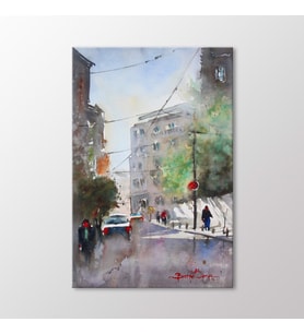 Arty Tablo Suluboya Sokak Tablo (Karışık)