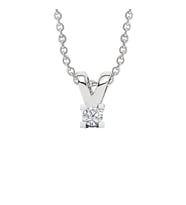 Tektaş Pırlanta Kolye 0,09 ct