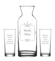 Kişiye Özel Rakı Karaf Seti Model 16-6