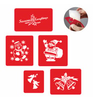 Tattoo Dövme  Şablon Seti- Yılbaşı Noel Tattoo SPREYSİZ