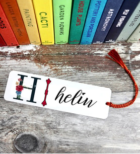 Baş Harfli Ve İsimli Kitap Ayracı