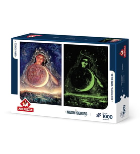 Art Puzzle Ay Tanrıçası 1000 Parça Neon Puzzle