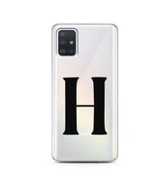 Samsung A51 Harf Tasarımlı Telefon Kılıfı H-Harfi 