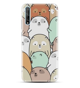 Kılıfland Huawei P Smart S Kılıf Silikon Resimli Kapak Plump Stok 992