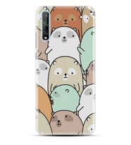 Kılıfland Huawei P Smart S Kılıf Silikon Resimli Kapak Plump Stok 992