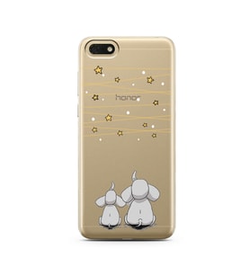 Filler Tasarımlı Süper Şeffaf Silikon Telefon Kılıfı Huawei Honor 7s-Y5 (2018)