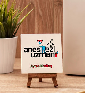 Anestezi Teknikerine Hediye Taş Dekor
