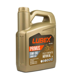 Lubex Primus SMB-LA 5W-30 4 Lt Tam Sentetik DPF'li Motor Yağı