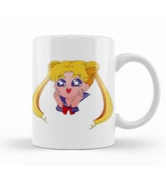 Articles - Sailor Moon Happy Transparent Kupa Bardak Porselen