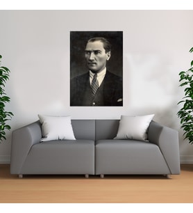 Atatürk Temalı Kanvas Tablo