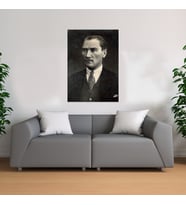 Atatürk Temalı Kanvas Tablo