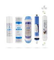 Açık Kasa Su Arıtma Cihazı 5li Filtresi GAClı AquaFlo Membran Set