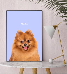 BK Gift Kişiye Özel Evcil Dost Kanvas Tablo 30x50cm-4