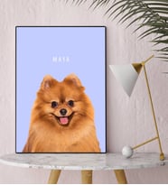 BK Gift Kişiye Özel Evcil Dost Kanvas Tablo 30x50cm-4