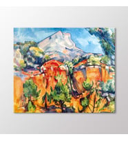 Arty Tablo Taş Ocağı ve St. Victoire Dağı, 1898-1900 Tablo (Karışık)