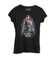Assassin's Creed Unity - Elise Siyah Kadın Tshirt