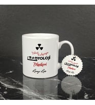 Radyoloji Teknikeri Kupa Bardak ve Anahtarlık Set 002
