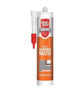Mad Wolf Silikonize Mastik 550gr. Beyaz