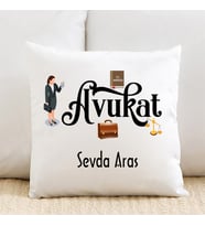 Bayan Avukatlara Özel İsimli Yastık