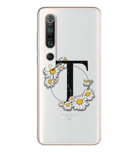 Papatya Harf Tasarım Süper Şeffaf Silikon Telefon Kılıfı Xiomai Mi10-pro T-Harfi