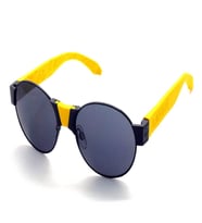 SUNDANCE KID SİYAH ÇERÇEVE DUMAN SİYAHI LENS SARI KULAKLIK MODELİ
