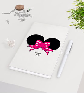 BK Gift Kişiye Özel Sevgililer Günü Beyaz Defter Kalem Seti-87