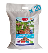 Bonny Nice Organik Çam Pelet Kemirgen Altlığı 10 kg 17 l x 20 Paket