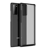 Microsonic Samsung Galaxy Note 20 Kılıf Frosted Frame Siyah