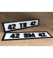 Kişiye Özel Ahşap Plakalık Dekoratif
