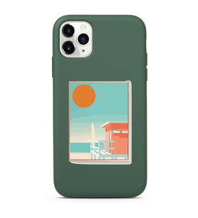 Koyu Yeşil Lansman Kılıf iPhone 11 Pro Max