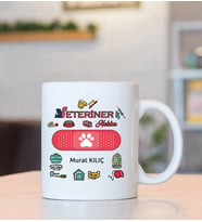 Veteriner Hekim 3 Kupa Bardak