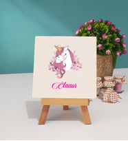 Unicorn Tasarımlı Hediye Unicorn Dekoratif Taş Baskı 