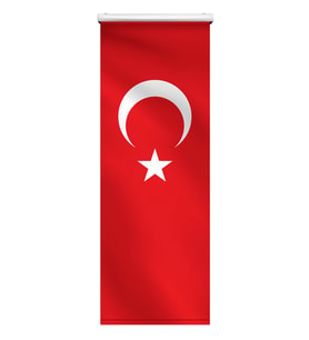 Minber Örtüsü - Storlu Perde - Türk Bayrağı Desenli